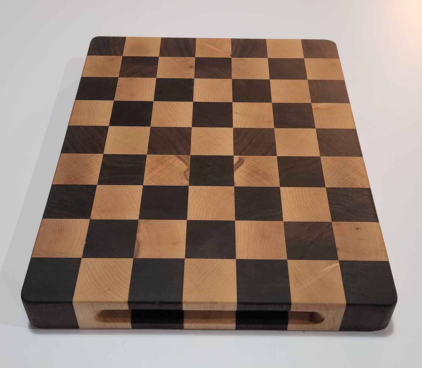 W & M Checkered Cutting Board